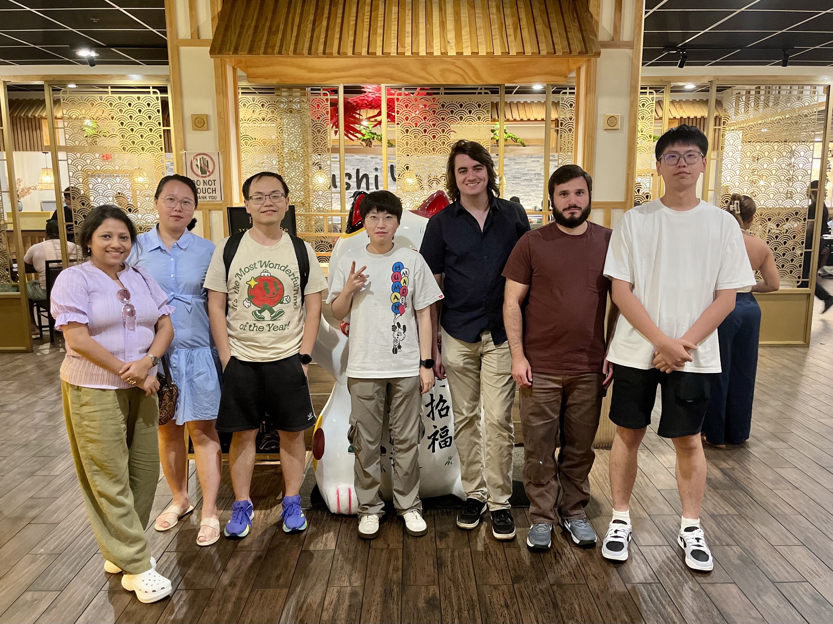 Lab group gathering